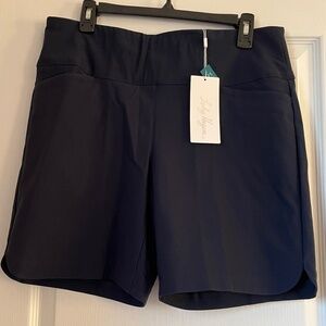 New Women’s Lady Hagen 7” Inseam Pull On Short Dark Navy Size L